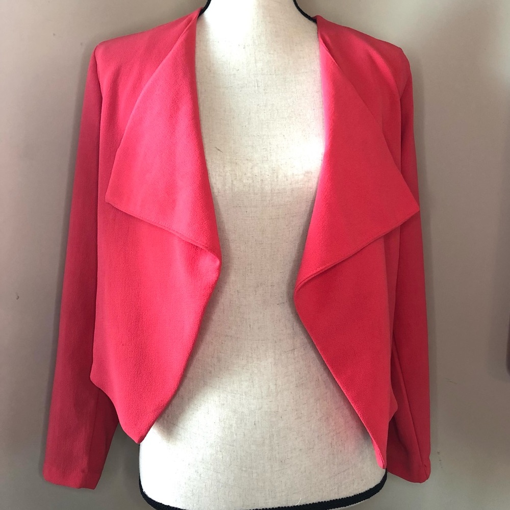 Pink Open Cover Crop Top SZ M